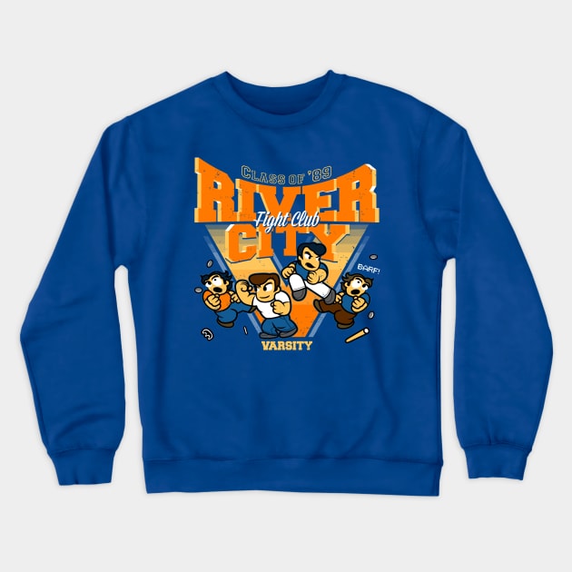 River City Fight Club Crewneck Sweatshirt by JangoSnow